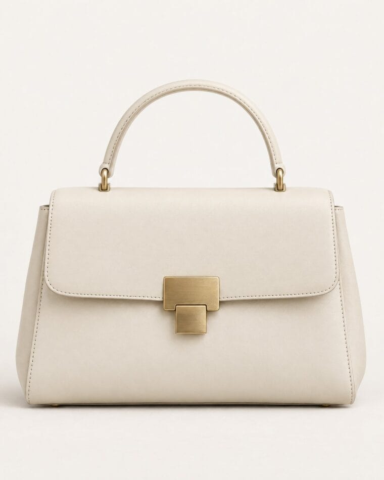 Ivory Structured Satchel