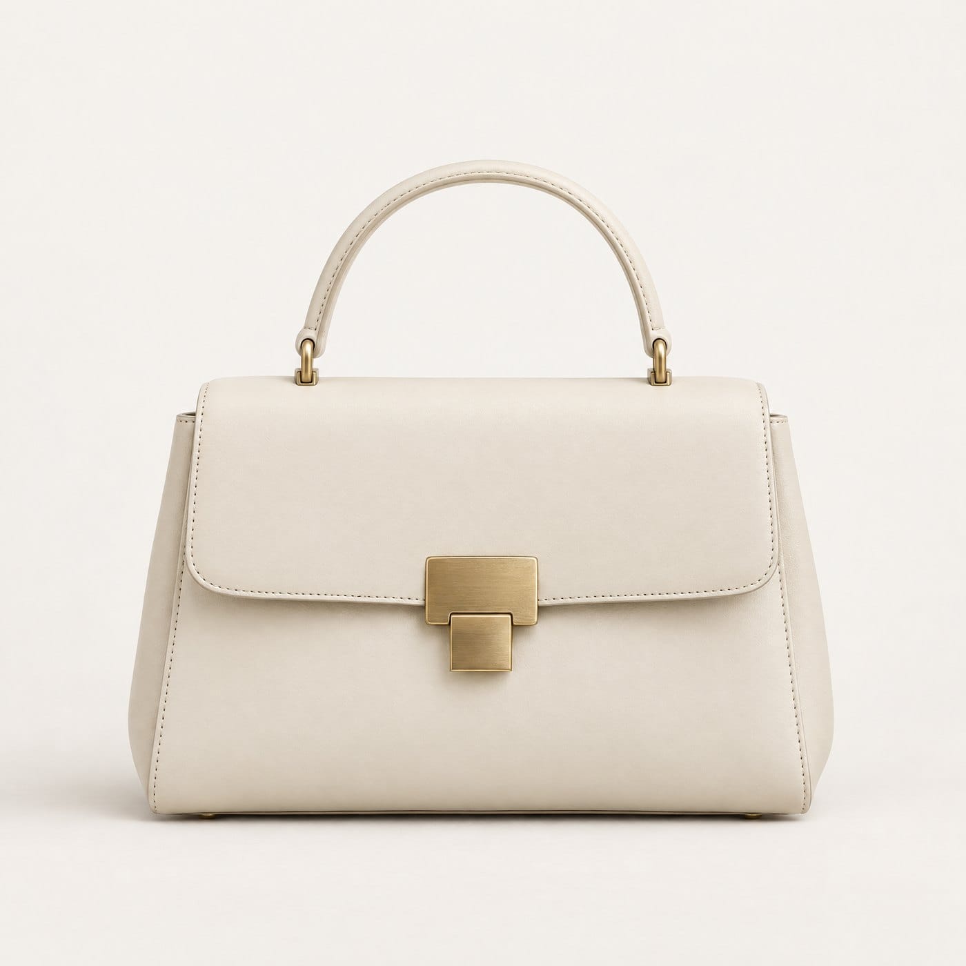 Ivory Structured Satchel
