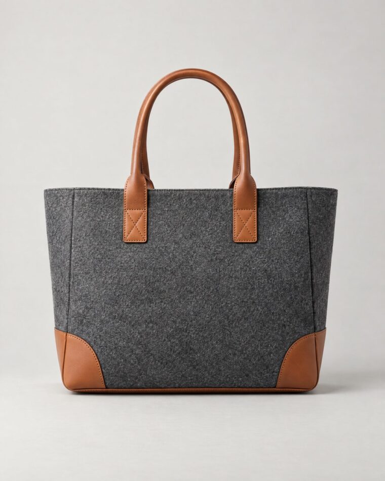 Slate Felt Tote