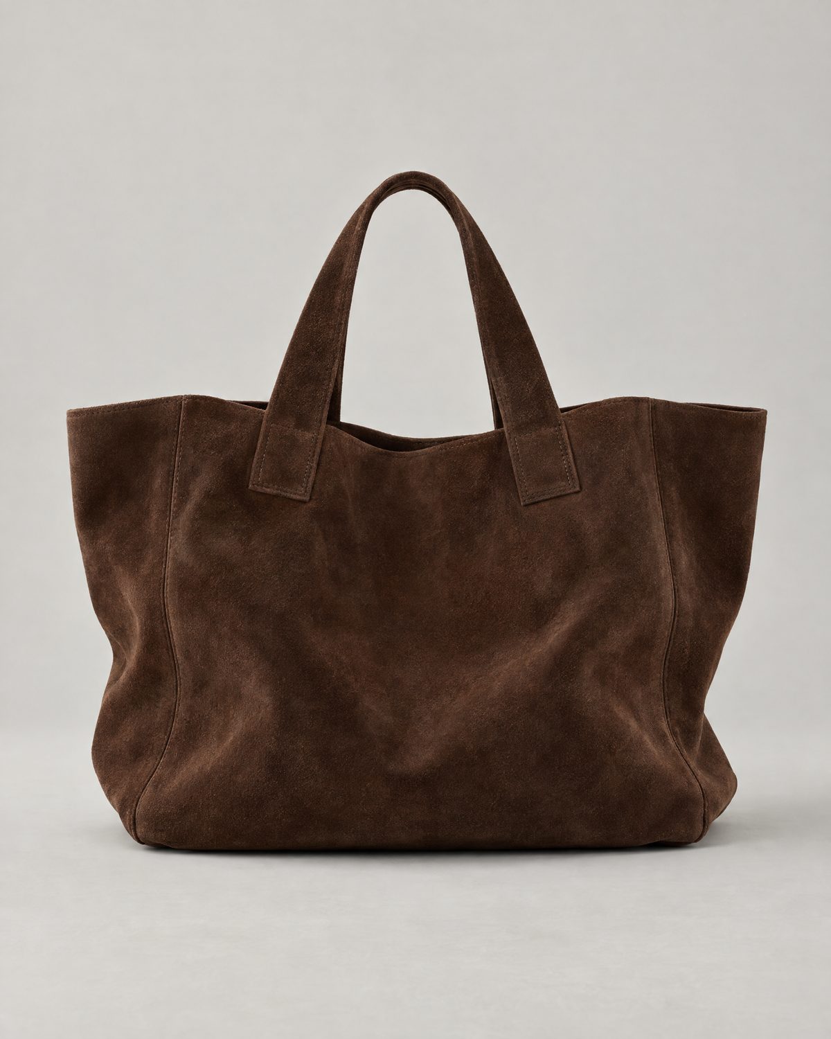 Chocolate Suede Tote