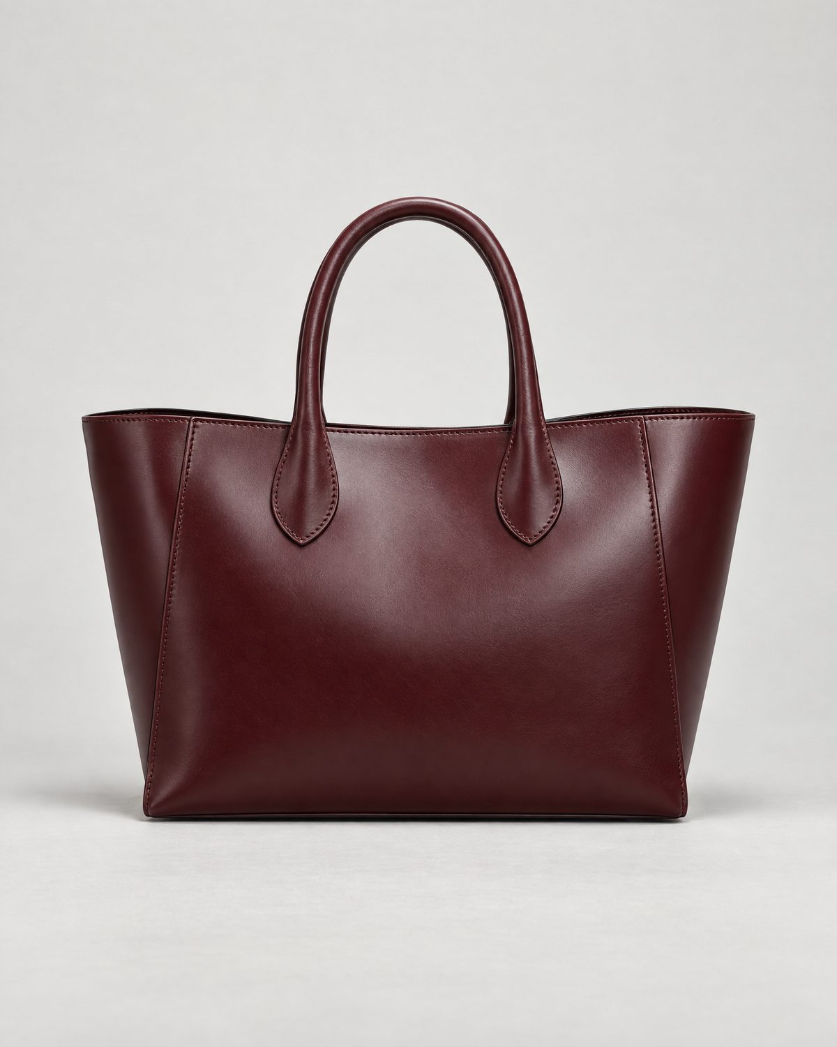 Burgundy Leather Tote