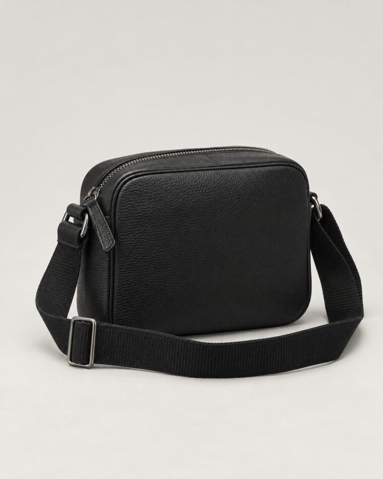 Black Camera Crossbody