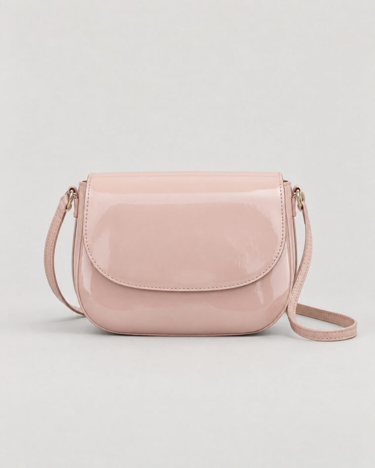 Blush Patent Crossbody
