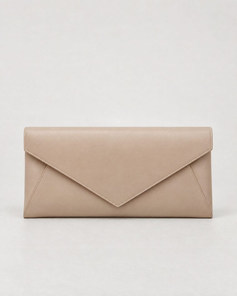 Nude Envelope Clutch